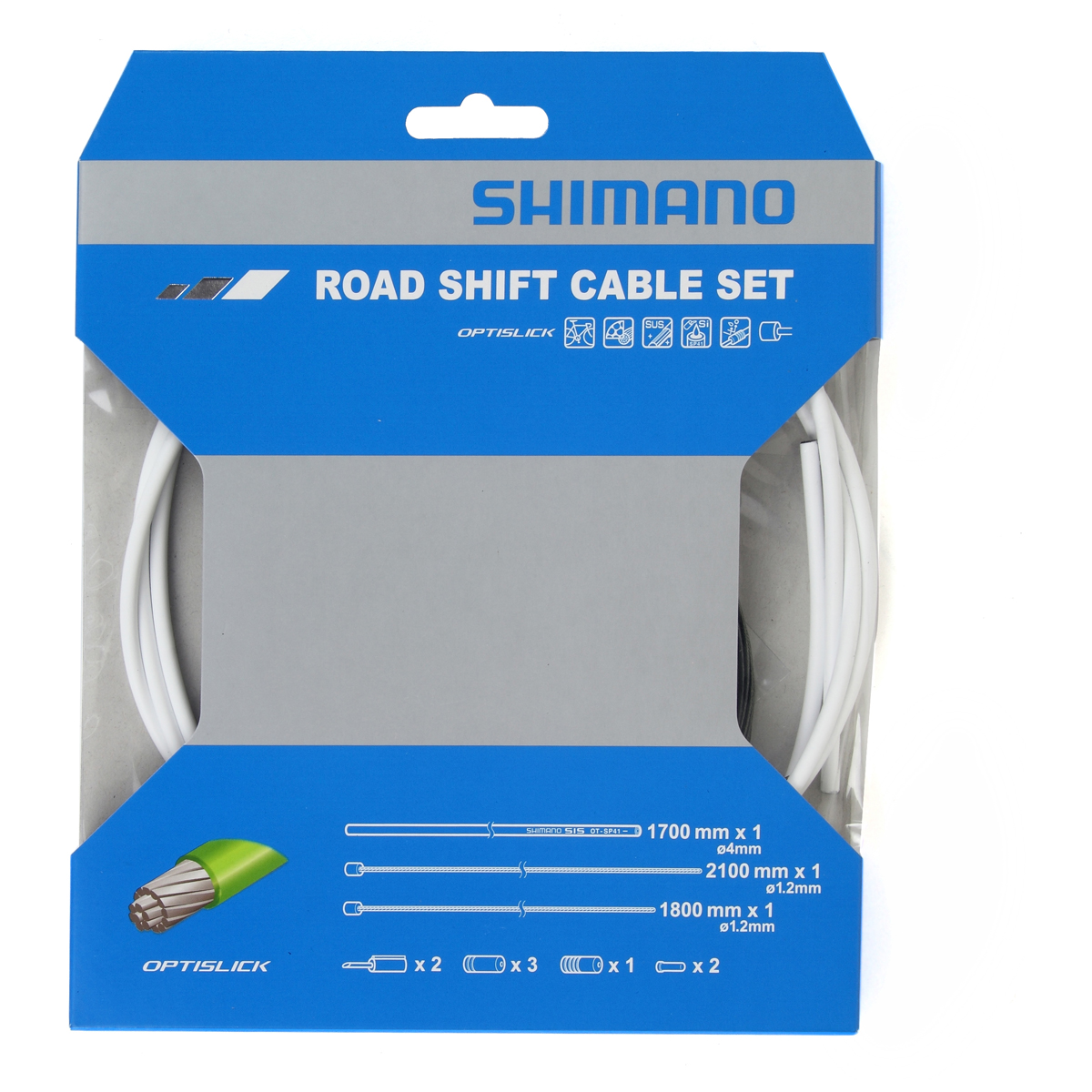 Shimano OT-SP41 Optislick Yol Vites Kablo Seti Beyaz