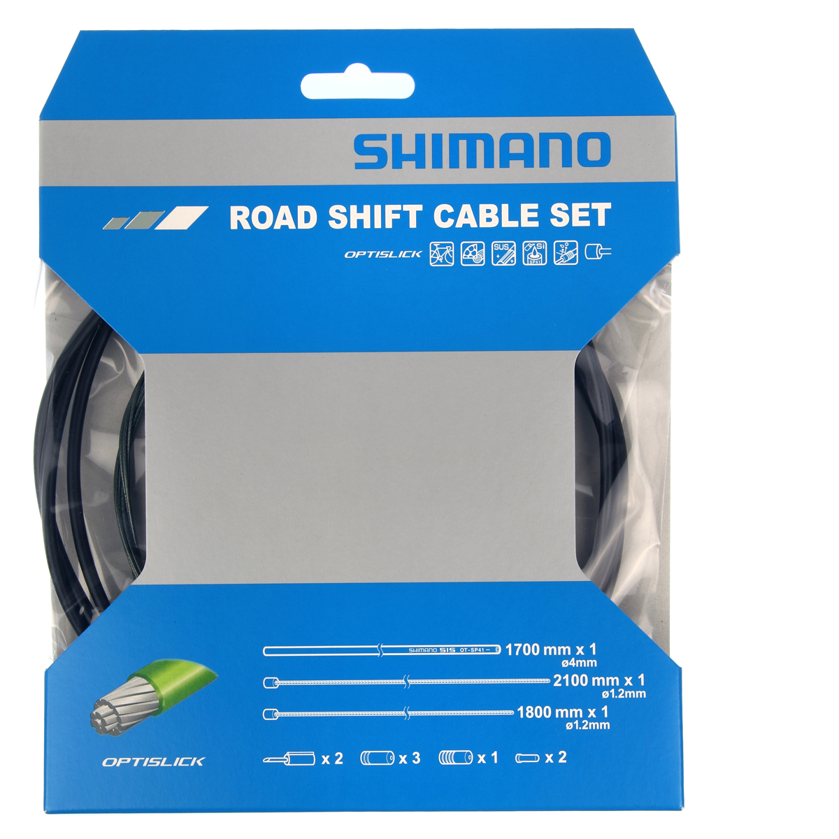 Shimano OT-SP41 Optislick Yol Vites Kablo Seti Siyah