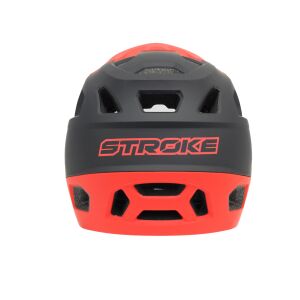 Stroke Full Face Downhill/Enduro Kask Mat Kırmızı Siyah -M- (55-58cm)