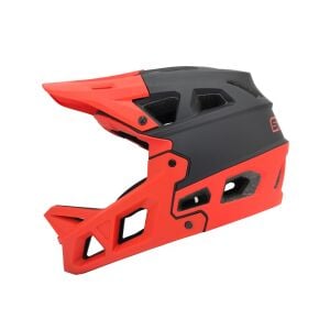 Stroke Full Face Downhill/Enduro Kask Mat Kırmızı Siyah -S- (51-55cm)