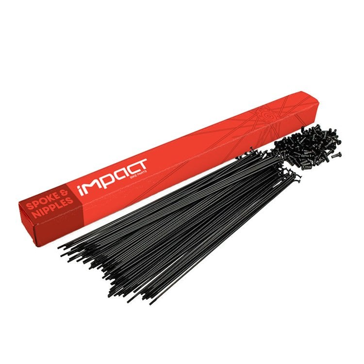 İmpact 2x290mm Paslanmaz Jant Teli Siyah 72 Adet