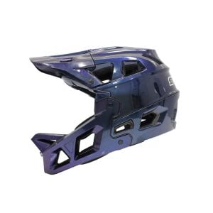 Stroke Full Face Downhill/Enduro Kask Sedefli Mor/Mavi -L- (59-61cm)
