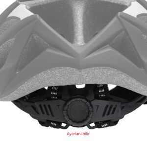 İmpact Scap Bisiklet Kaskı Siyah-Kırmızı M/L(57-61cm)