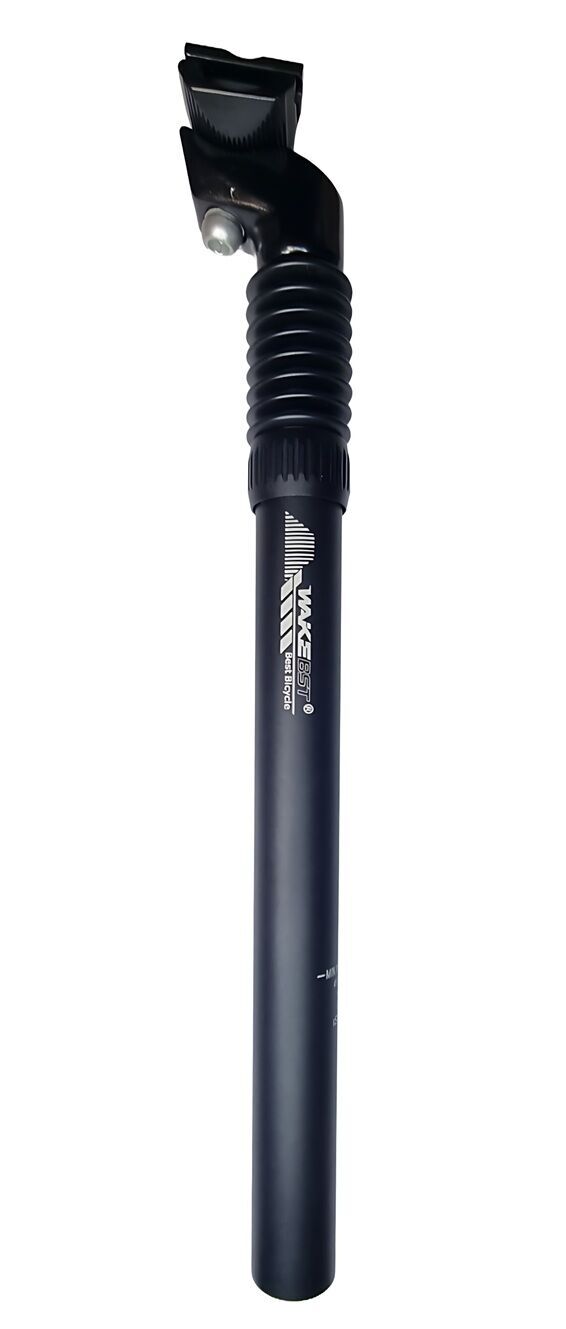 Wake 31.6mm Amortisörlü Kızaklı Siyah Bisiklet Sele Borusu