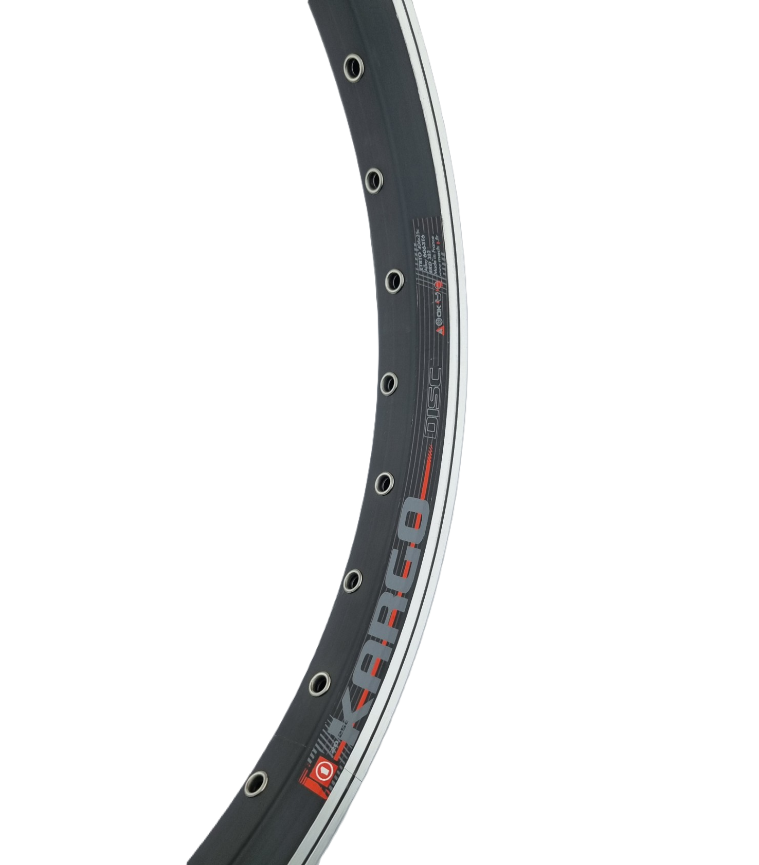 Mach1 Kargo 20'' Jant Çemberi 36 Delik V-Fren Siyah Yüzüklü