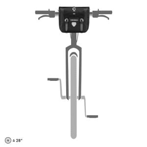Ortlieb F3253 Handlebar Pack Plus Gidon Çantası 11L Siyah