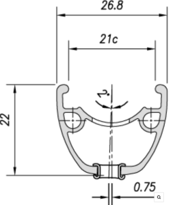 Mach1 Traxx 27.5'' Jant Çemberi 32 Delik Disk Fren Beyaz Yüzüklü