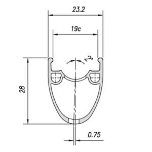 Mach1 Pulse-19 28'' Gravel Jant Çemberi 28 Delik Disk Fren Siyah