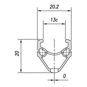 Mach1 Cfx 28'' Yol Jant Çemberi 32 Delik Siyah