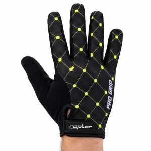 Raptor Talon Uzun Parmak Bisiklet Eldiveni Jel Destekli Acid Lime L