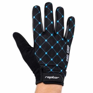 Raptor Talon Uzun Parmak Bisiklet Eldiveni Jel Destekli Electric Cyan M
