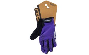 Raptor Matrix Uzun Parmak Bisiklet Eldiveni Jel Destekli Cyber Purple XS