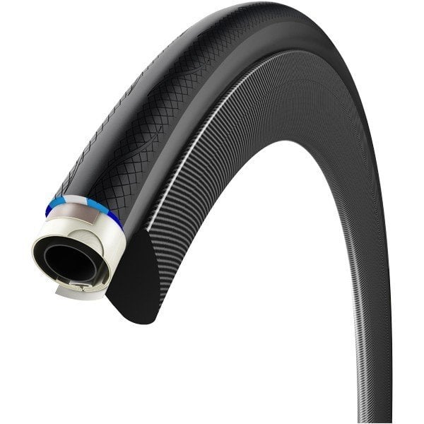 Vittoria Road Rubino Pro Tubular G+ 700x23 Dış Lastik Siyah/Antrasit
