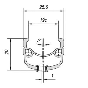 Mach1 26'' Jant Çemberi - 36 Delik V-Fren/Disk Uyumlu (Yüzüklü) - Siyah