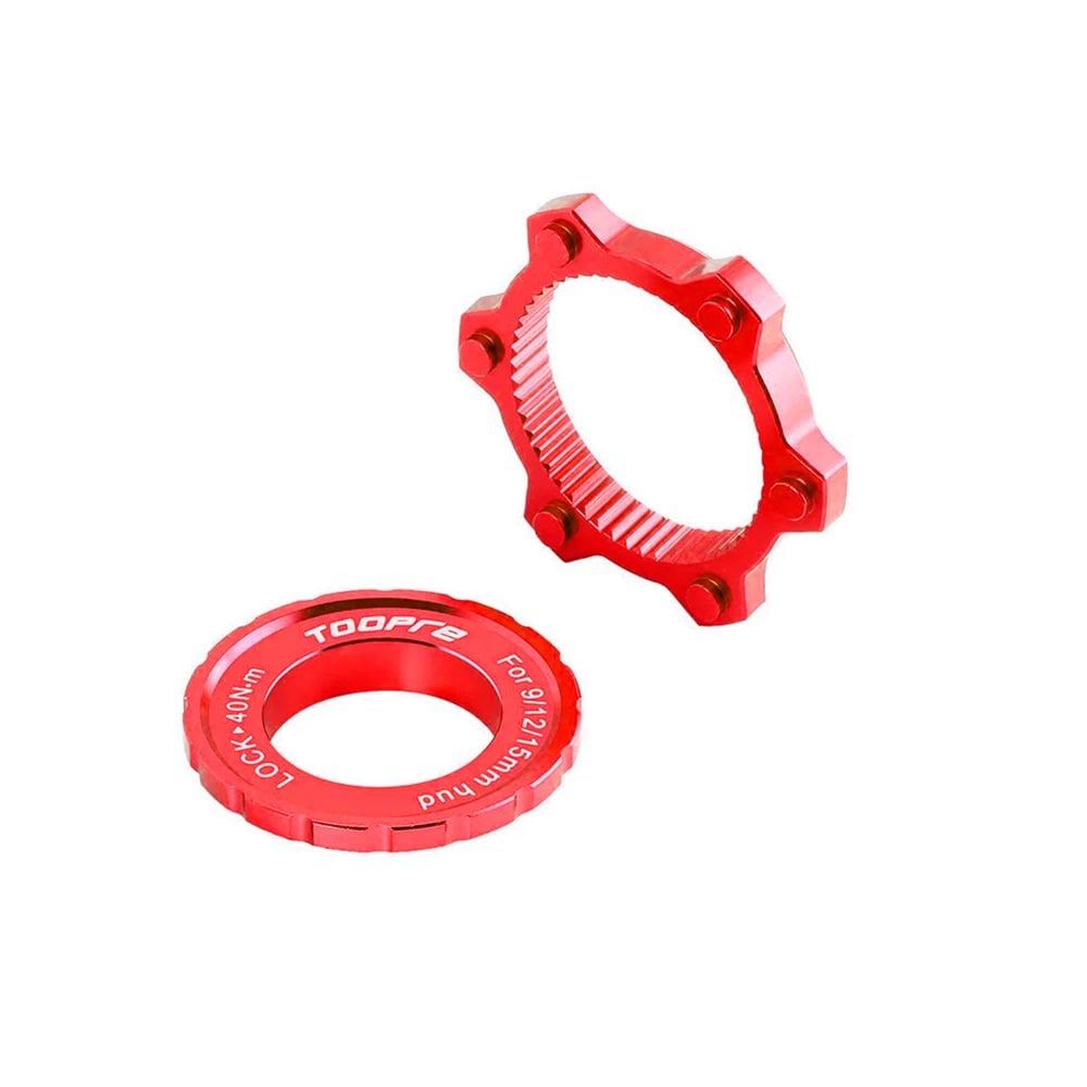 Toopre Centerlock Rotor Çevirici Adaptör Kırmızı