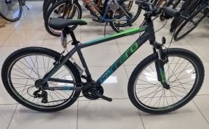 Carraro Force 600 Dağ Bisikleti 26 Jant -43cm- Mat Antrasit-Yeşil