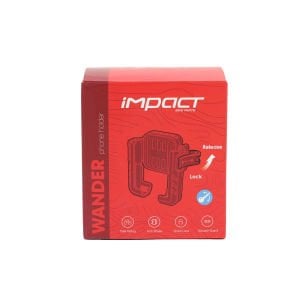 İmpact Wander Bisiklet Telefon Tutucu - 4.7-7.0 inç Uyumlu - Siyah -
