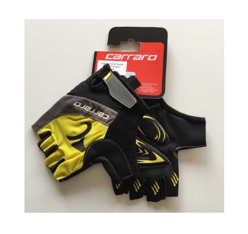 Carraro Kısa Parmak Eldiven V7D Sarı -L Beden-
