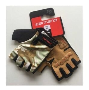 Carraro Kısa Parmak Eldiven CR-2117 Kahverengi Kamuflaj -L Beden-