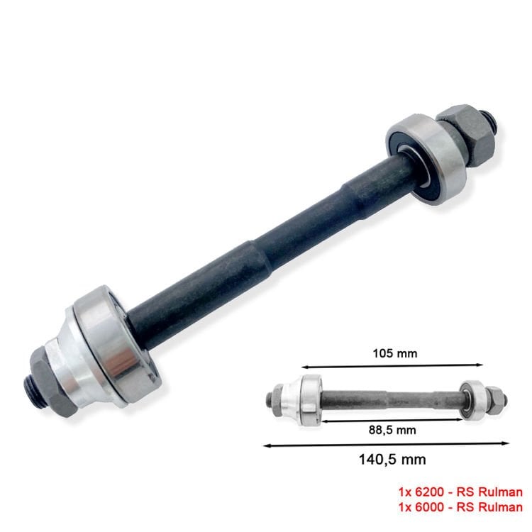 Arka Göbek Mil Borusu Rulmanlı QR Kaset