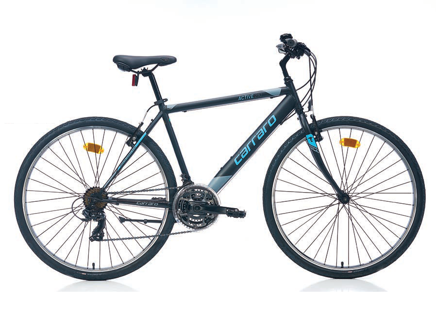 Carraro Active 280 Bisiklet 28 Jant  -Mat Siyah-Mavi-49cm