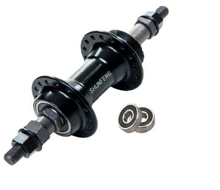 Shunfeng Arka Göbek Rulmanlı Siyah (32 Delik)