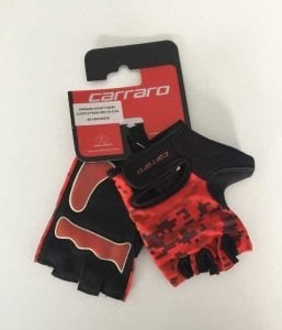 Carraro Kısa Parmak Çocuk Eldiveni 5-8 Yaş Kırmızı