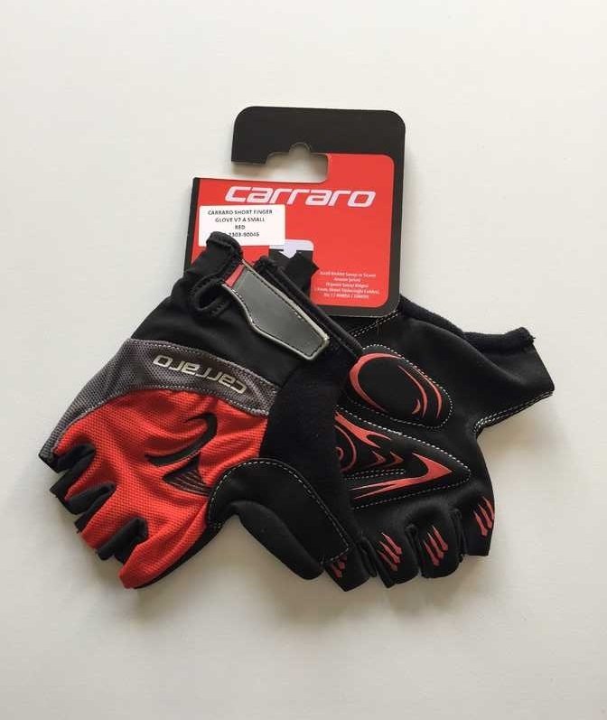 Carraro Kısa Parmak Eldiven V7A Kırmızı -L Beden-