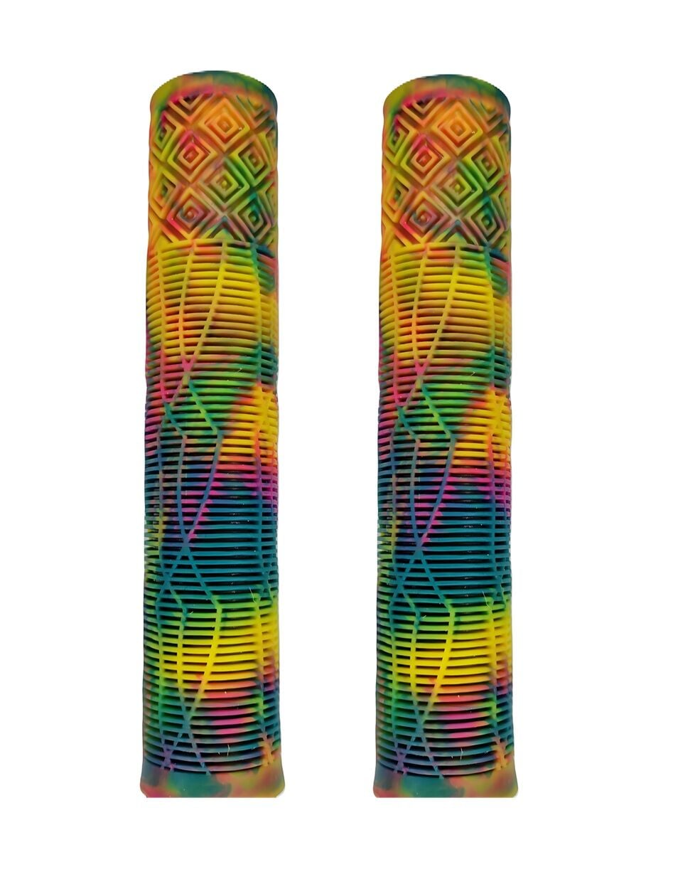 Kenze MTB / BMX Uzun Bisiklet Elcik - 165mm Yeşil Sarı Pembe