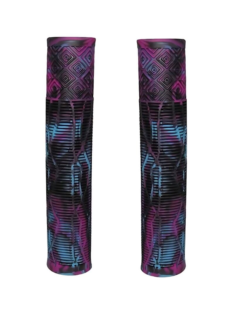 Kenze MTB / BMX Uzun Bisiklet Elcik - 165mm Siyah Pembe Mavi