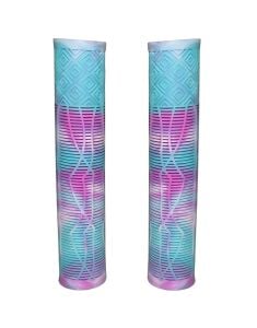 Kenze MTB / BMX Uzun Bisiklet Elcik - 165mm Beyaz Turkuaz Pembe