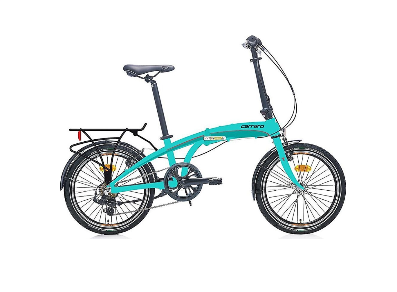 Carraro Flexi 107 Katlanır Bisiklet -Turkuaz-