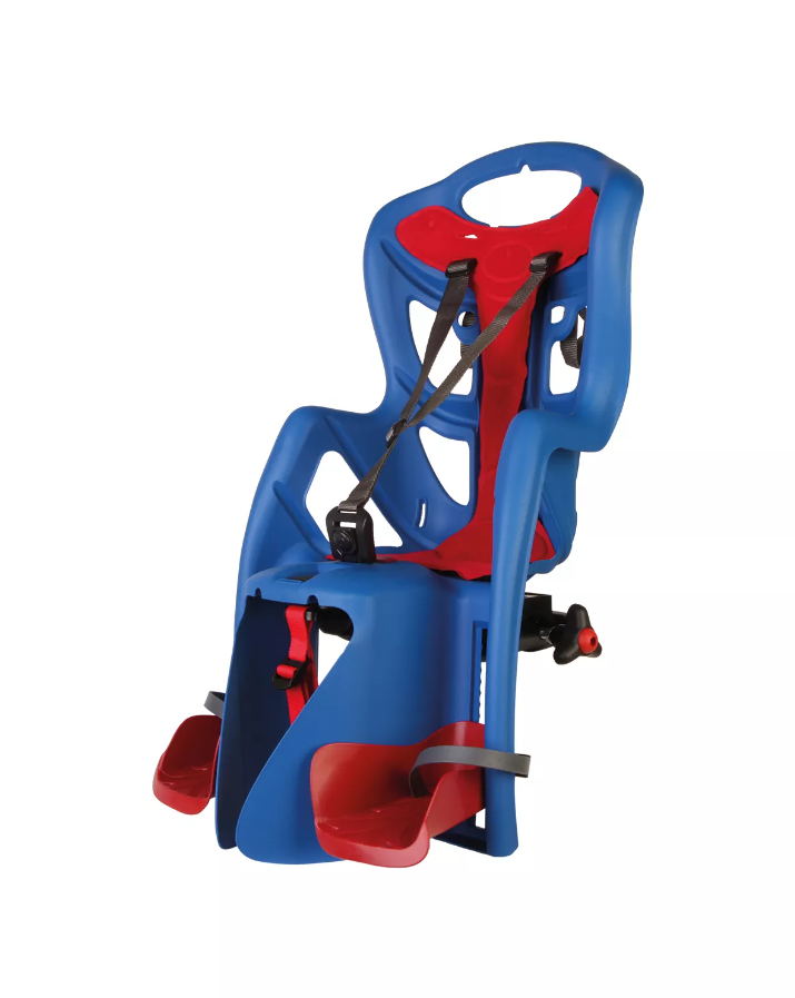 Bellelli Pepe Çocuk Koltuğu Bagaj Bağlantılı Mavi-Kırmızı Made in Italy