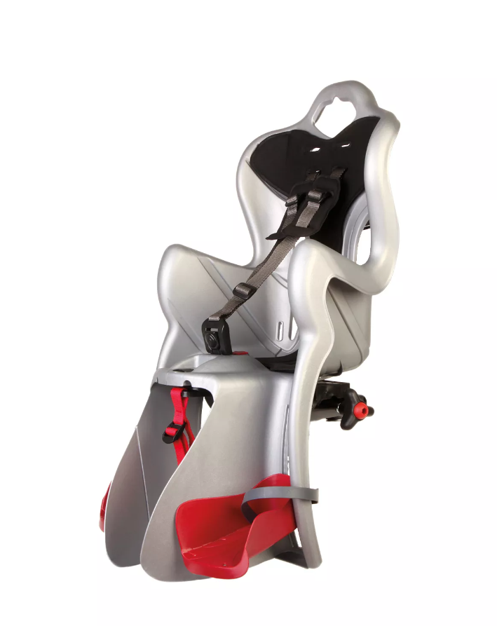 Bellelli B-One Çocuk Koltuğu Bagaj Bağlantılı Silver-Siyah Made in Italy