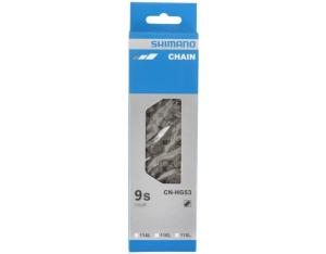Shimano CN-HG53 Zincir Deore 9 Vites 116 Bakla Kutulu