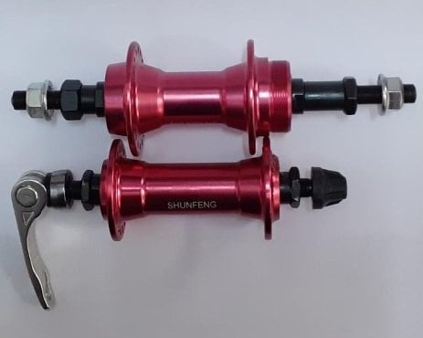 Shunfeng Alüminyum Göbek Seti Kırmızı 36H