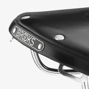 Brooks B17 Carved Sele Siyah