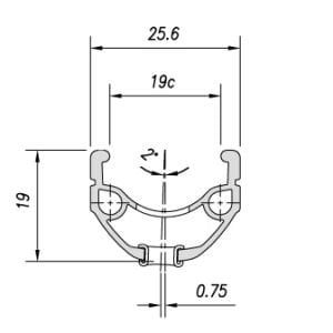 Mach1 ER-10 29'' Jant Çemberi - 32 Delik V-Fren (Yüzüklü) - Siyah