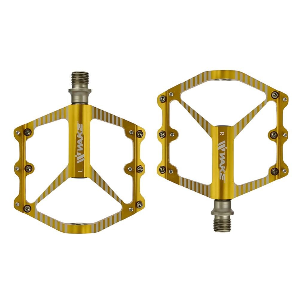 Wake Pedal CNC Alüminyum Rulmanlı Süper Hafif Sarı