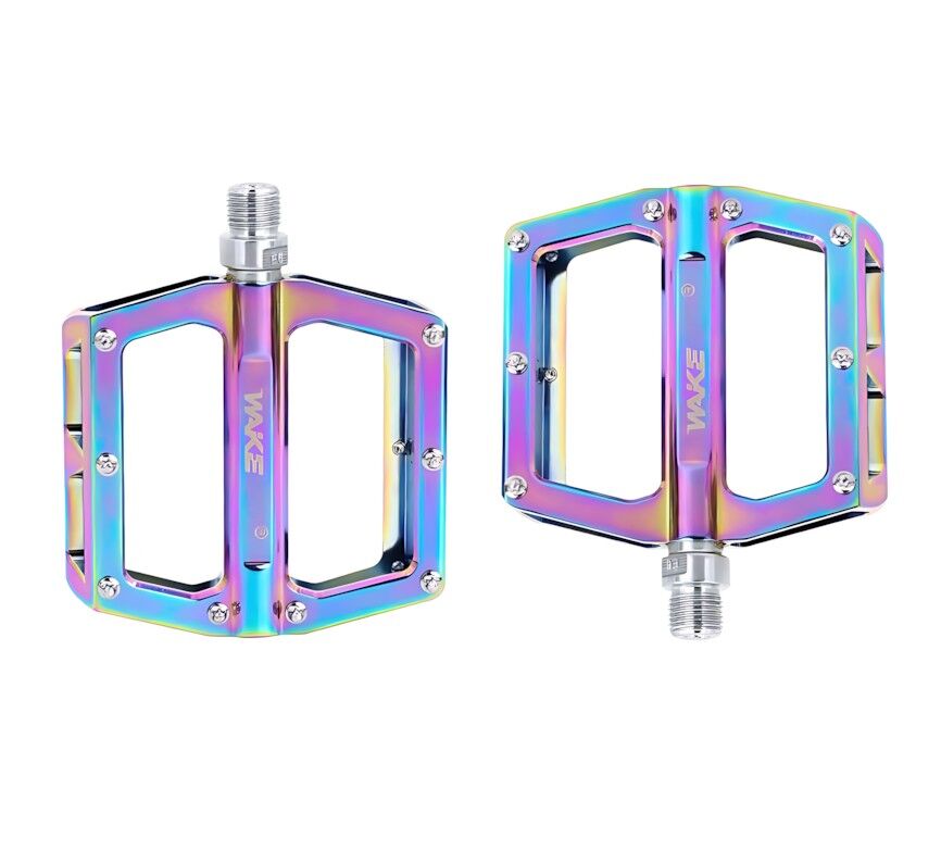Wake Rainbow Pedal Alüminyum Rulmanlı Platform Oil Slick Gökkuşağı