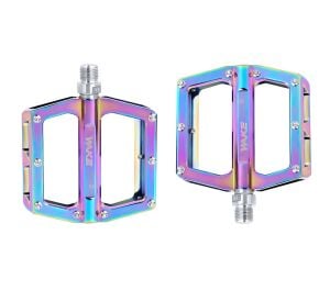 Wake Alüminyum Rulmanlı Platform Pedal - Oil Slick Rainbow | Gökkuşağı