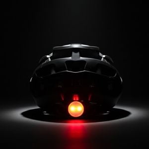 Moon MV-88 Işıklı Bisiklet Kaskı - Siyah/Sarı (M Beden)