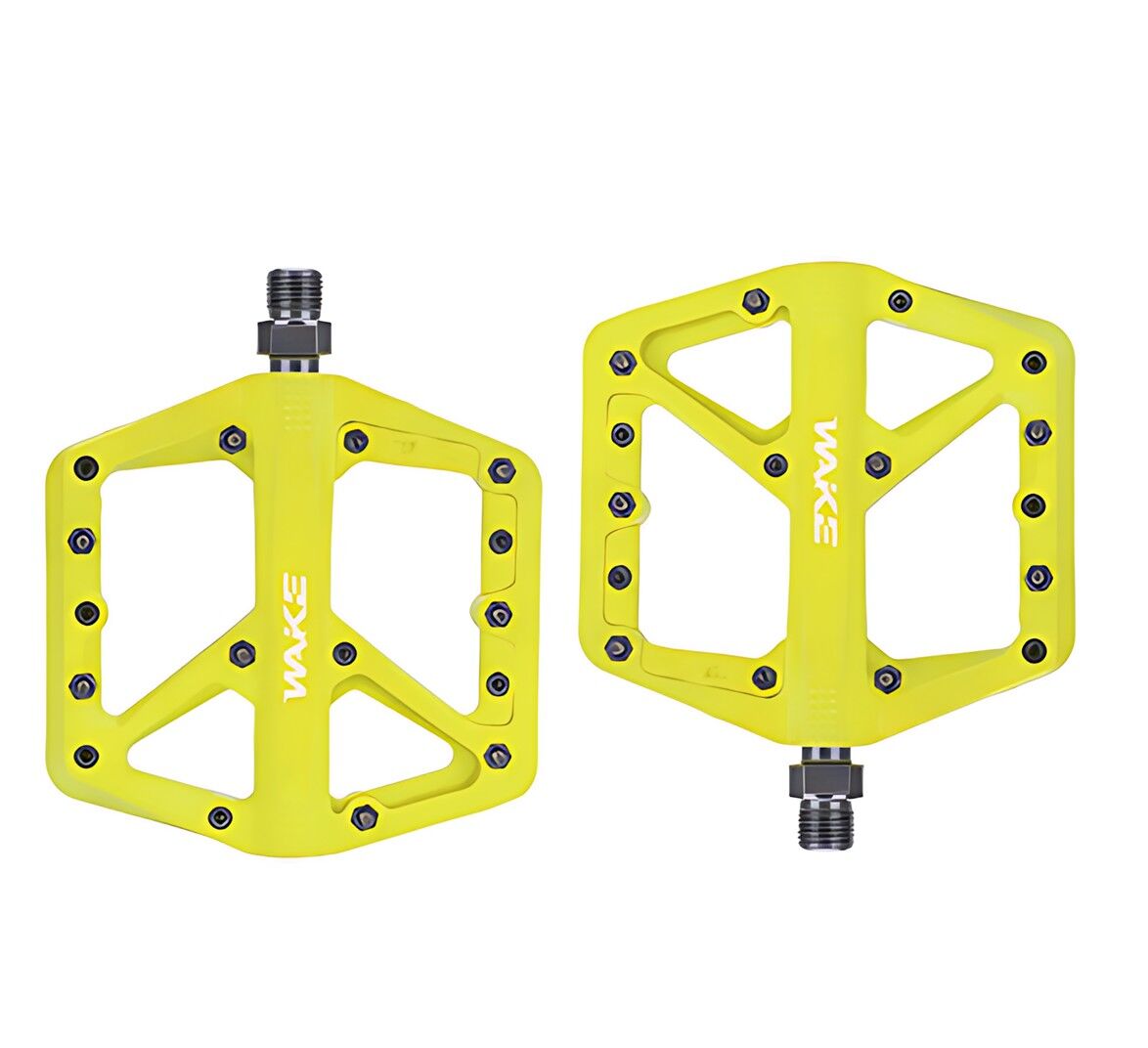 Wake Rulmanlı Plastik Kompozit Platform Pedal - Sarı