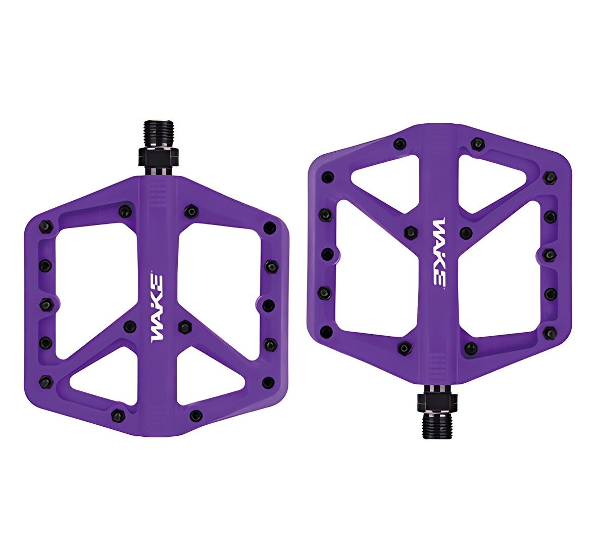 Wake Rulmanlı Plastik Kompozit Platform Pedal - Mor
