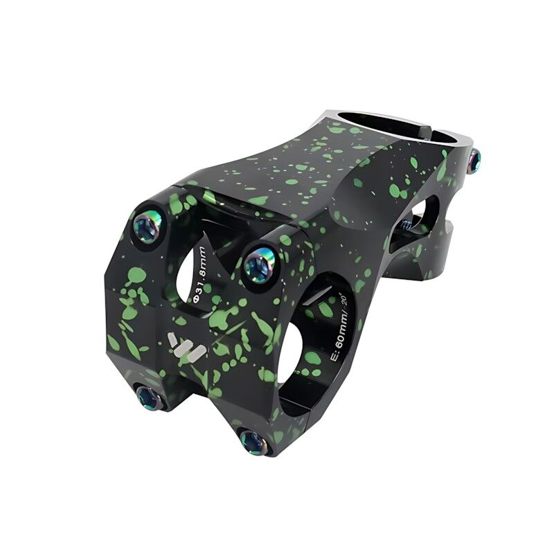 Wake CNC Alüminyum 31.8mm 60mm Kamuflaj Siyah Yeşil Bisiklet Gidon Boğazı