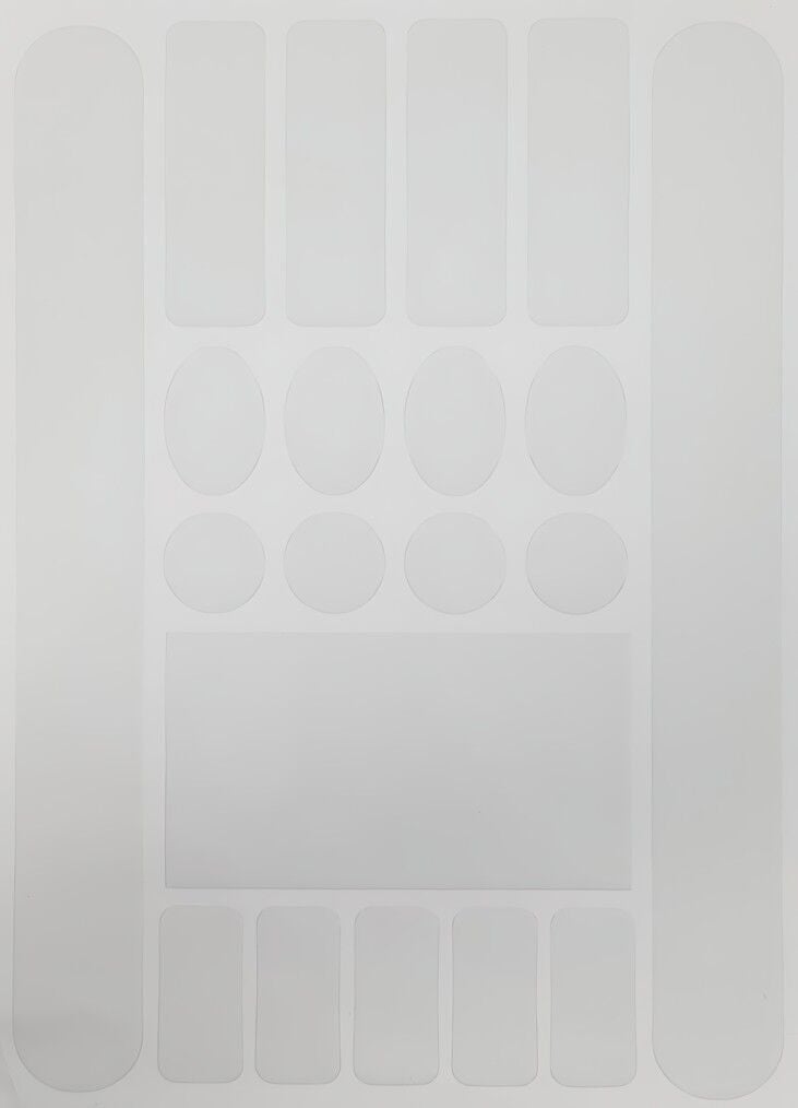 Bisiklet Kadro Koruma Etiket Seti - Şeffaf (Çizilme & Aşınma Önleyici)