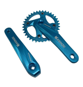 Kenze MTB 32T 170mm Mavi Bisiklet Aynakol Seti