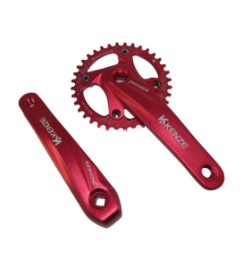Kenze MTB 32T 170mm Kırmızı Bisiklet Aynakol Seti