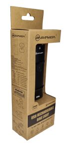 Briviga LW-SLEEK2500 Şarjlı 2500 Lümen Powerbank Özellikli Bisiklet Ön Farı