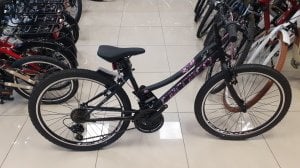 Carraro Speed 242 Bisiklet 24 Jant Mat Siyah/Pembe